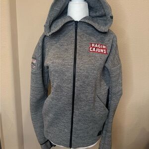 Adidas Gray Zip-Up Hoodie
